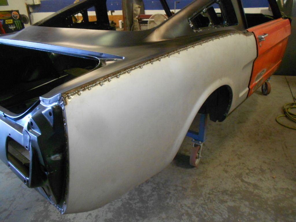 1965 Fastback quarter panel replacement and rust repair Forums at Modded Mustangs